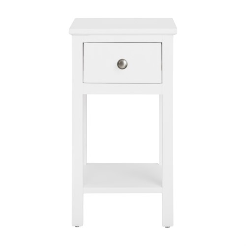 Simply Cotswold Pure White Pair of 1 Drawer Bedsides