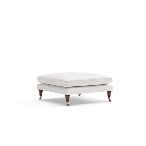 Taylor Small - Foot Stool - Off White - Aquaclean Mystic