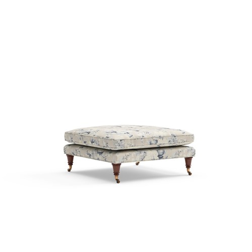 Taylor Small - Foot Stool - Wedgwood - Broadway Floral