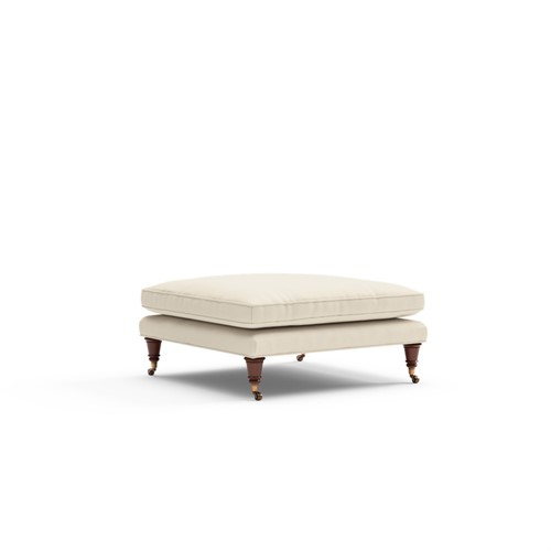 Taylor Small - Foot Stool - Cream - House Weave