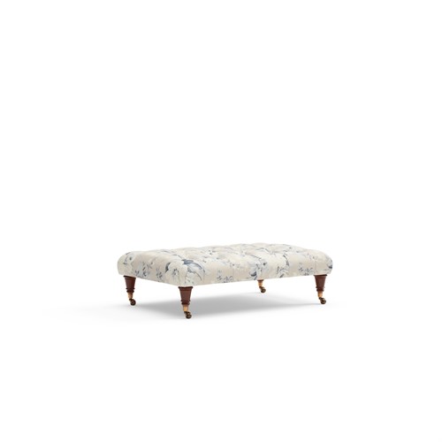 Amelia Small - Foot Stool - Wedgwood - Broadway Floral
