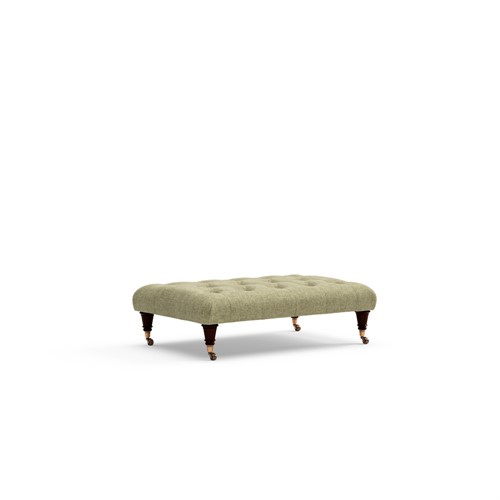 Amelia Small - Foot Stool - Sage - Aquaclean Oxford