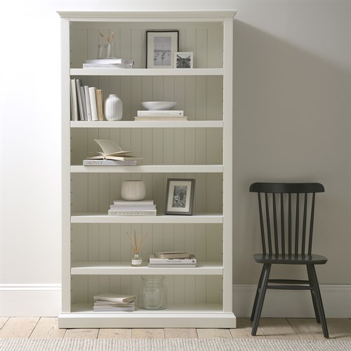 Stow Warm White Large Bookcase