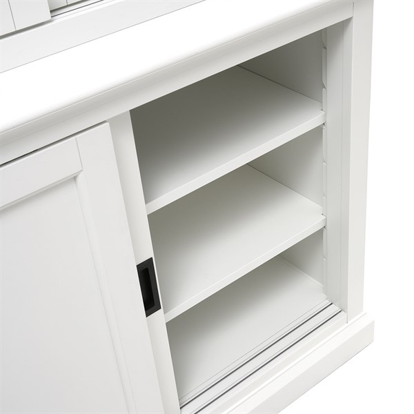 Stow Warm White NEW Sliding Door Dresser - The Cotswold Company