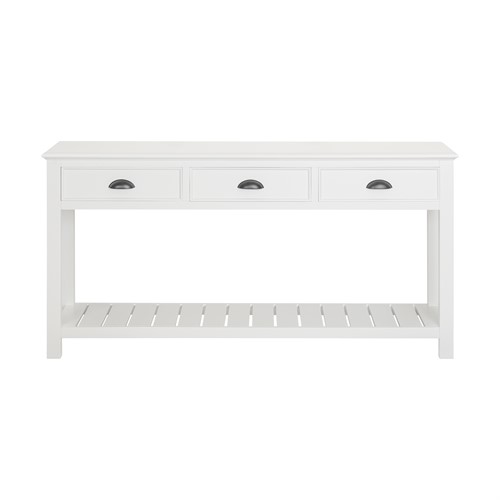 Stow Warm White Extra Large Console Table