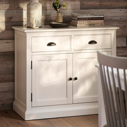 Stow Warm White Small Sideboard