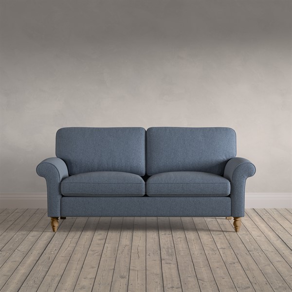 Hurley - Large 2 Seater Sofa - Indigo - Rustic Weave - The Cotswold Company