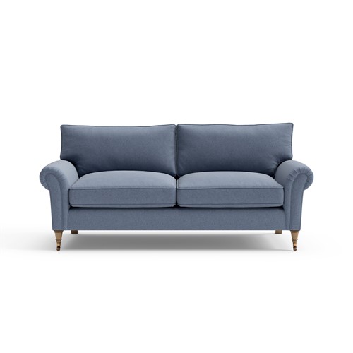 Osbourne - 3 Seater Sofa - Indigo - House Linen Mix