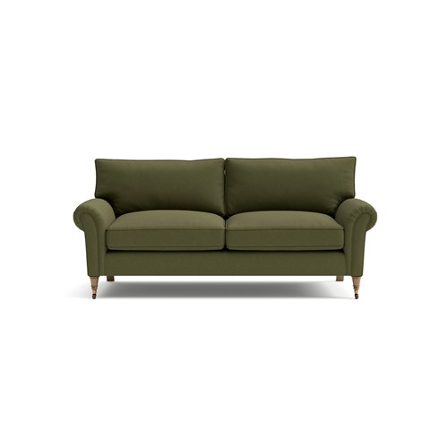 Osbourne - 3 Seater Sofa - Forest Green - House Linen Mix