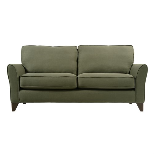 Fletcher - 3 Seater Sofa - Forest Green - House Linen Mix