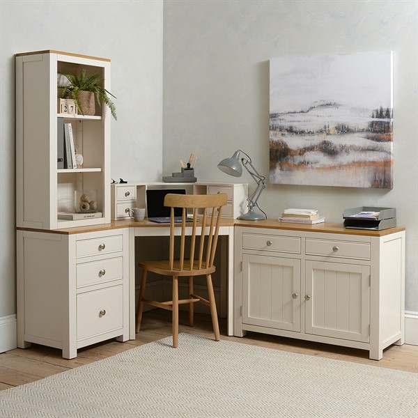 Chalford Warm White Complete Office Suite - The Cotswold Company