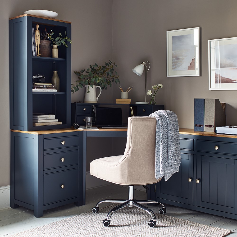 Chalford Inky Blue Complete Office Suite - The Cotswold Company