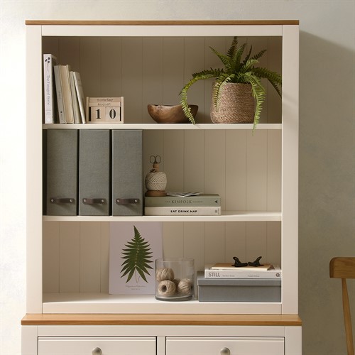 Chalford Warm White Bookcase Topper for Cupboard