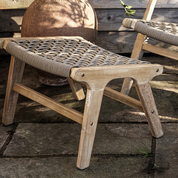Clapton Chair and Footstool Set The Cotswold Company