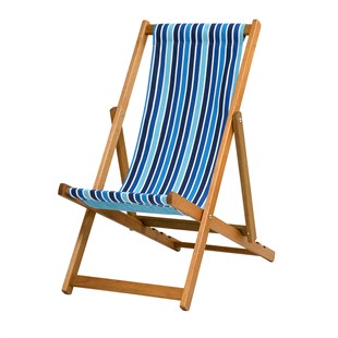 Withington Blue Stripe Deck Chair