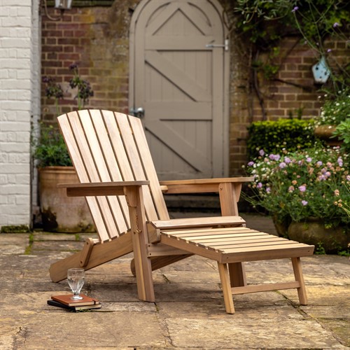 Daylesford Garden Lounge Chair and Footstool Set