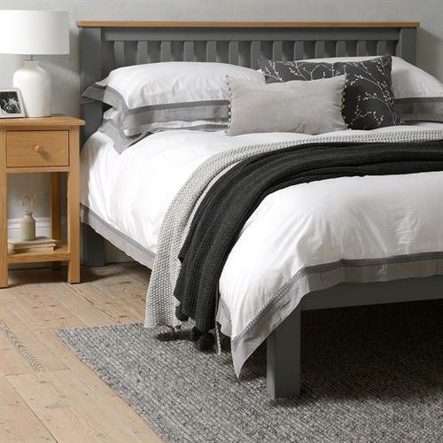 Simply Cotswold Storm Grey 4ft 6" Double Bed