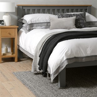 Simply Cotswold Storm Grey 5ft Kingsize Bed