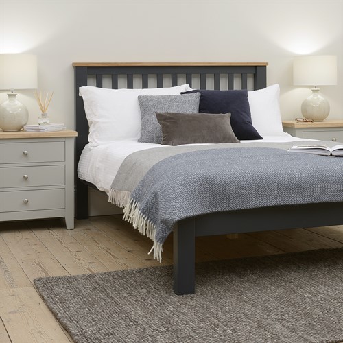 Simply Cotswold Charcoal 4ft 6" Double Bed