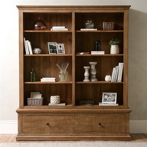 Tewkesbury Reclaimed Pine Grand Bookcase