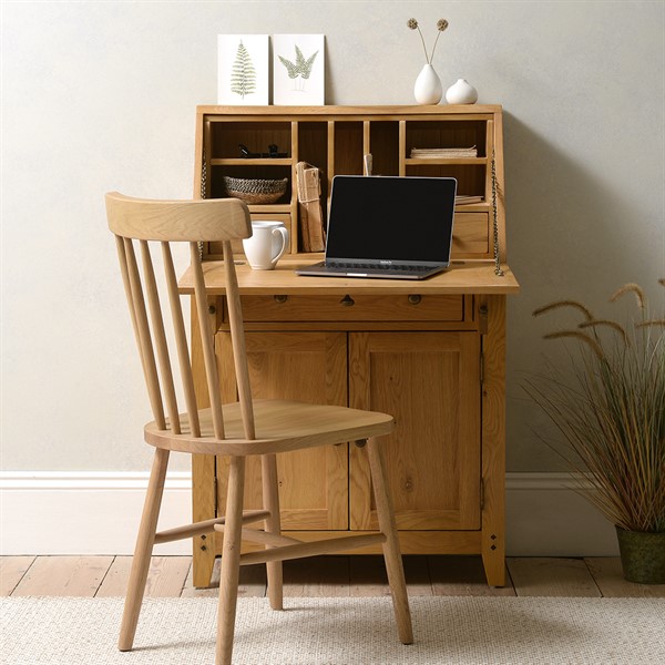 oak writing table