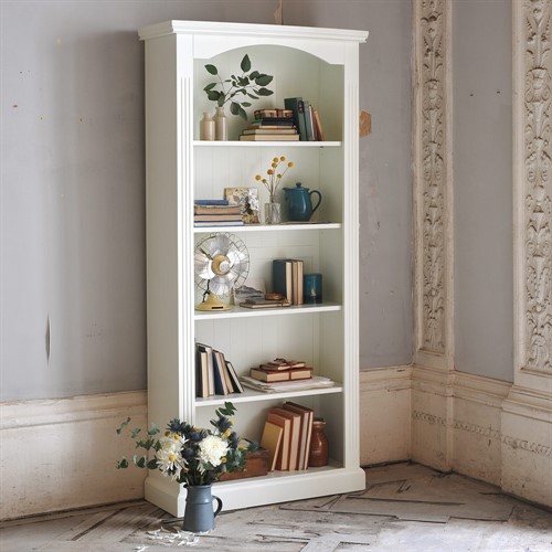 Burford Ivory Large Bookcase