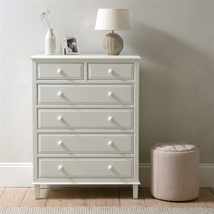 Burford Ivory 2 Over 4 Chest of Drawers