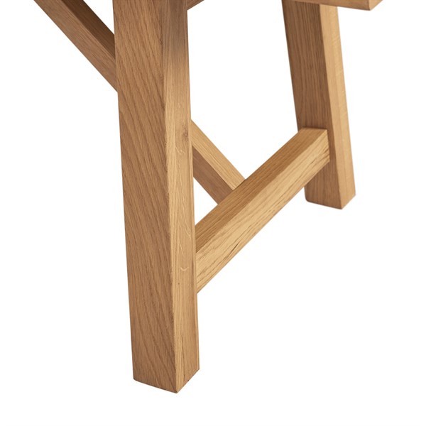 Longborough Oiled Oak Live Edge Coffee Table The Cotswold Company