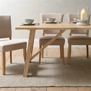 Longborough Oiled Oak Dining Set with 6 Chairs