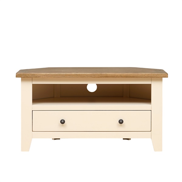 Arlington Cream Corner TV Unit up to 40'' The Cotswold Company