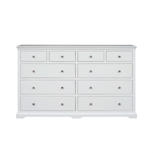 Fairford Soft White 10 Drawer Chest