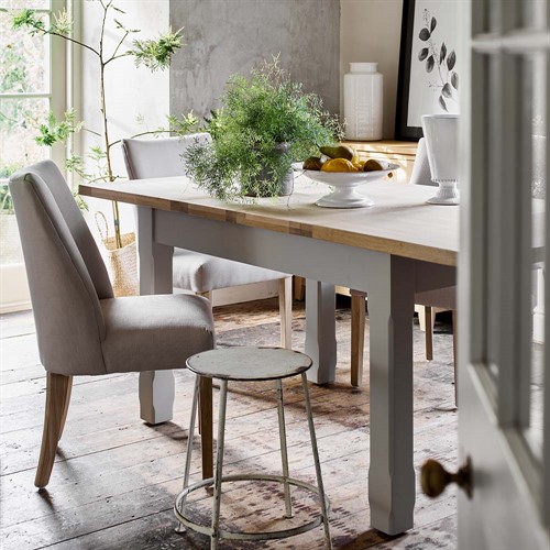 Chester Dove Grey 4-6 Seater Extending Dining Table