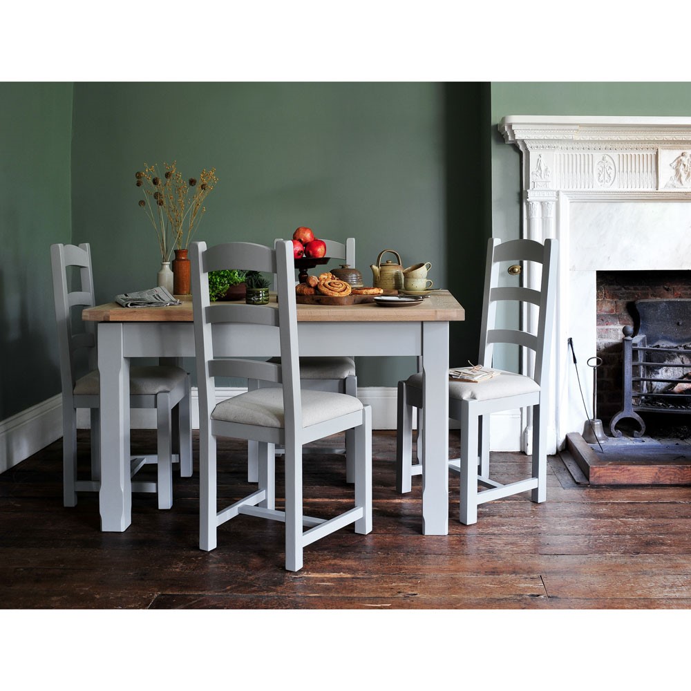 cotswold chester grey dining table