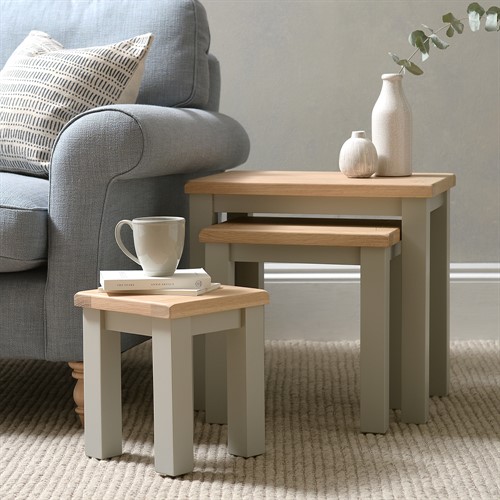 Chester Dove Grey Nest of Tables