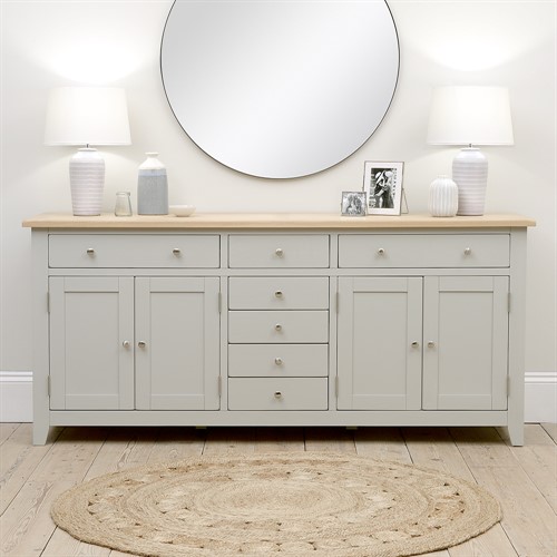 Chester Dove Grey Grand Sideboard