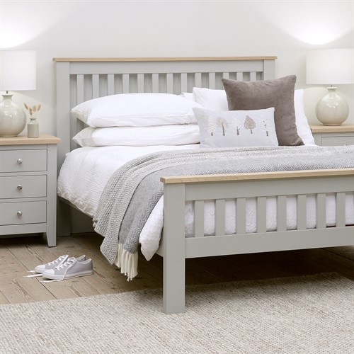 Chester Dove Grey 6ft Super King Bed