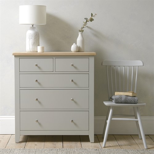 Chester Dove Grey 2+3 Chest of Drawers