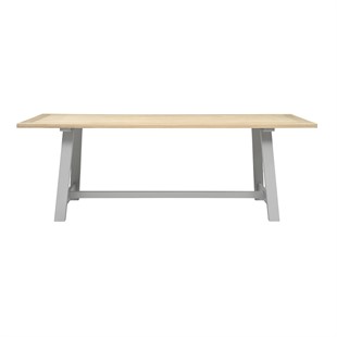 Chester Dove Grey Large Trestle Table