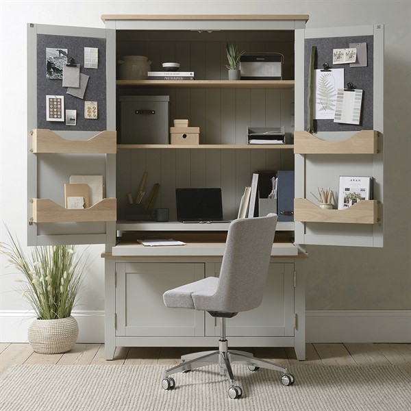 cupboard with hidden desk