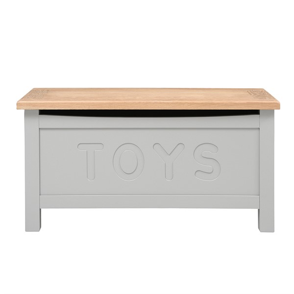 Chester Dove Grey Toy Box The Cotswold Company