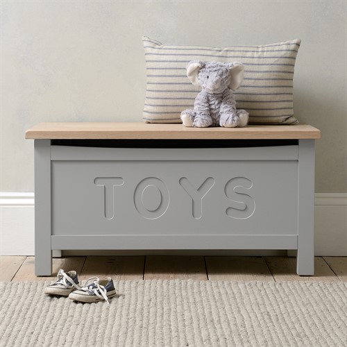 Chester Dove Grey Toy Box