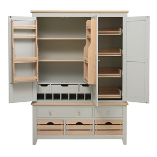 Triple Larders, Freestanding Pantry Cupboards, Kitchen Larder, Dining Room Furniture, Kitchen Furniture