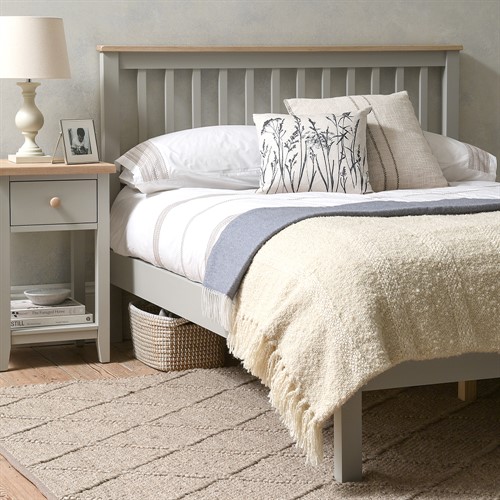 Chester Dove Grey Double Bed