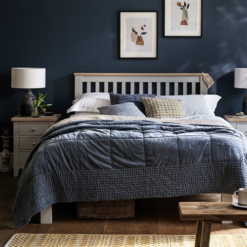Chester Dove Grey Super King Bed