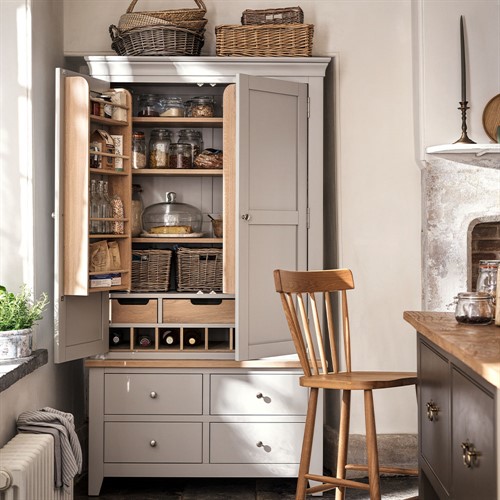 Chester Dove Grey Double Larder