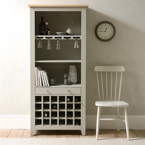 Chester Dove Grey Drinks Cabinet