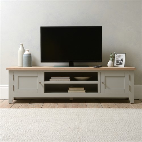 Chester Dove Grey Extra Large TV Stand up to 75"