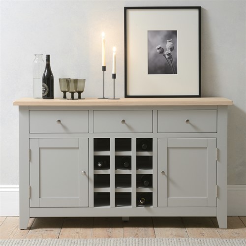 Chester Dove Grey Large Sideboard