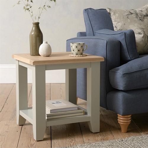 Chester Dove Grey Side Table