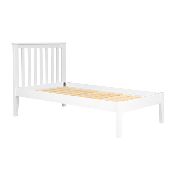 Pensham Pure White 3ft Single Bed - The Cotswold Company